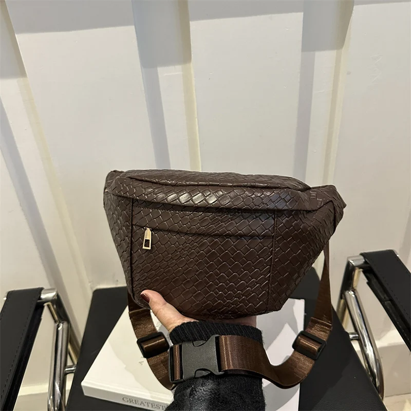 Stylische Woven Bauchtasche