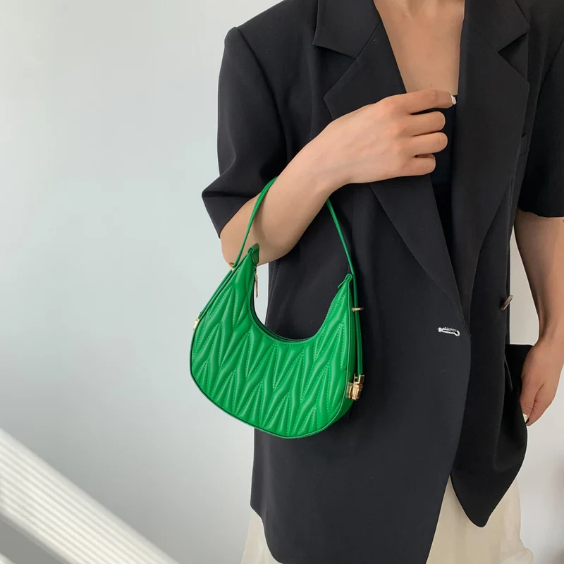 Gepolsterte Mini-Handtasche