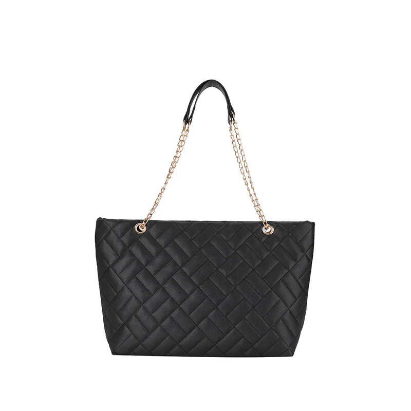 Elegante gesteppte Tote mit Kettenhenkeln