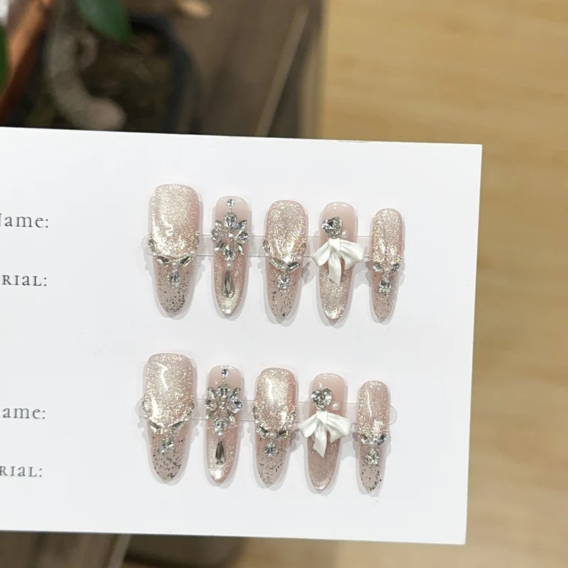 Glamouröse Press-On Nagelset