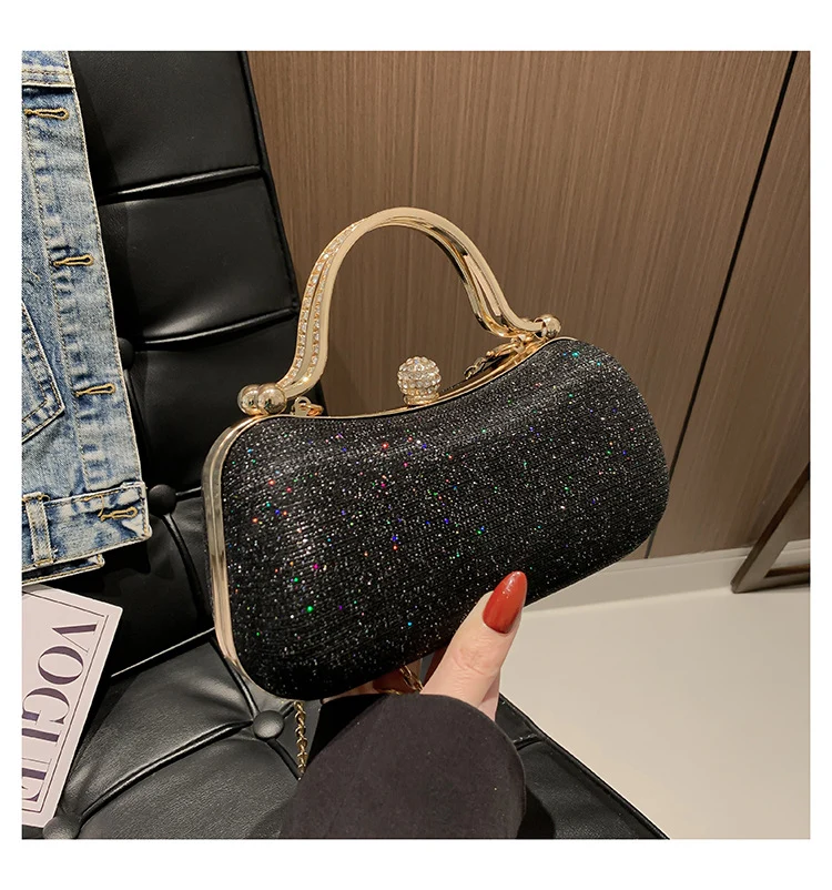 Elegante Perlen Abendhandtasche