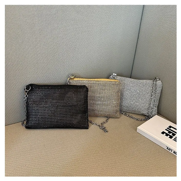 Elegante Perlenbesetzte Abend-Clutch