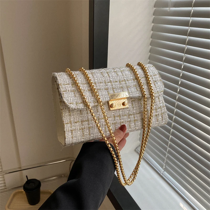 Elegante Texturierte Clutch Handtasche
