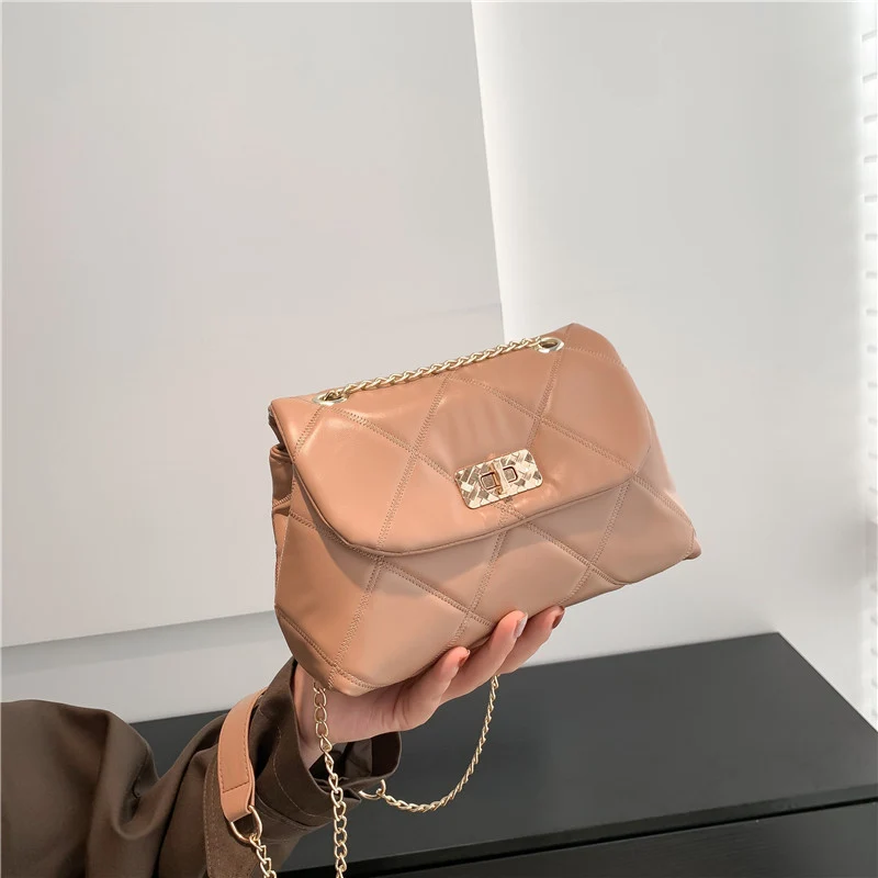 Elegante gesteppte Schulter-Handtasche