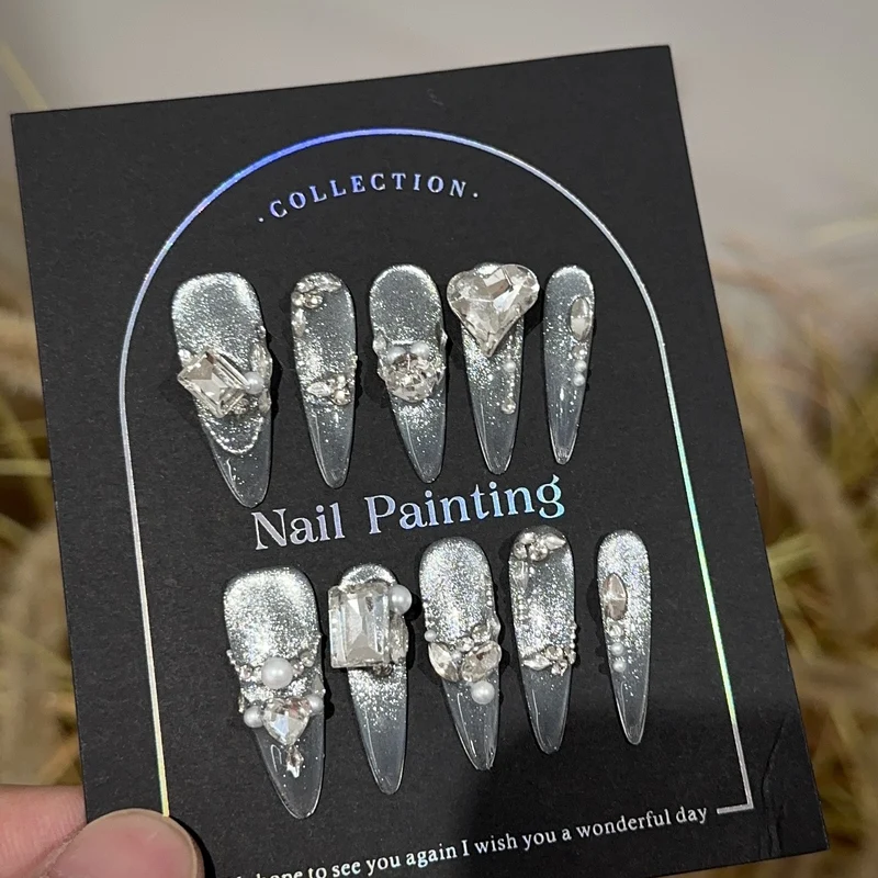 Glamouröse Dekorative Nagelkunst Kollektion