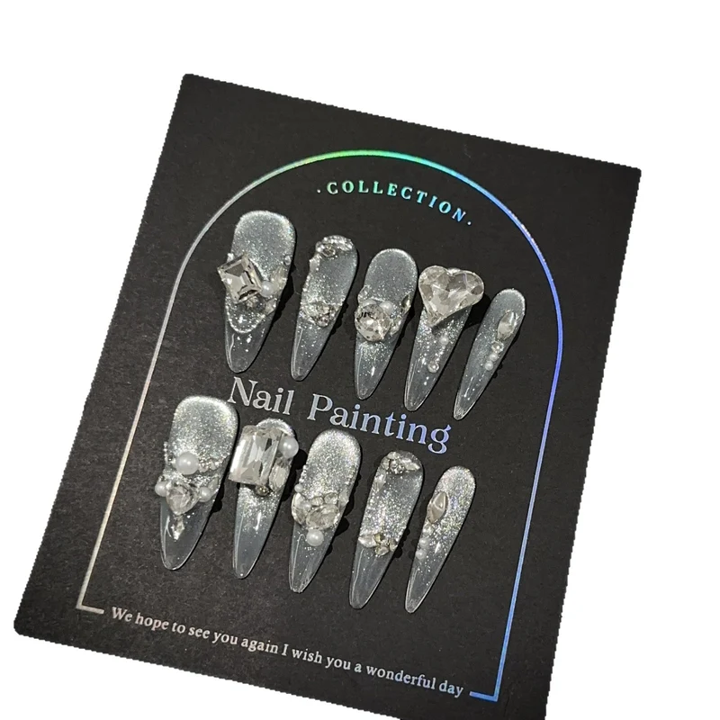 Glamouröse Dekorative Nagelkunst Kollektion