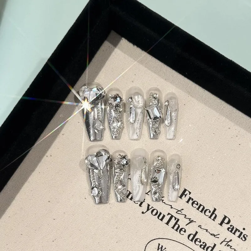 Glamouröse Dekorative Nagelkunst Kollektion
