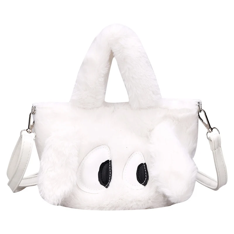 Niedliche tierisch inspirierte Plüsch-Handtasche