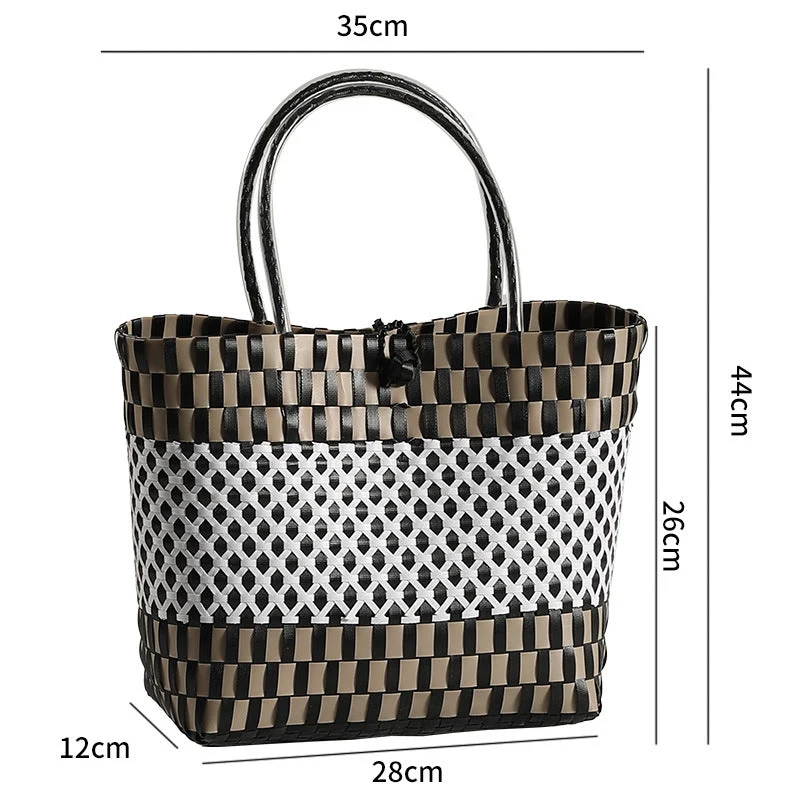 Stilvolle gewebte Strandtasche Skanto