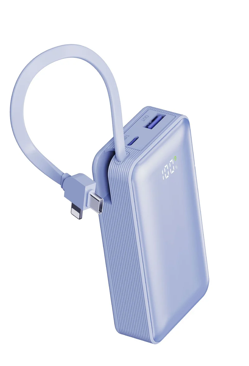 Hochleistungs-Powerbank mit digitaler Energieanzeige und Schnellladefunktion Skanto