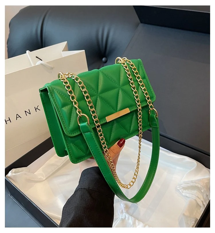 Gepolsterte Mini-Handtasche