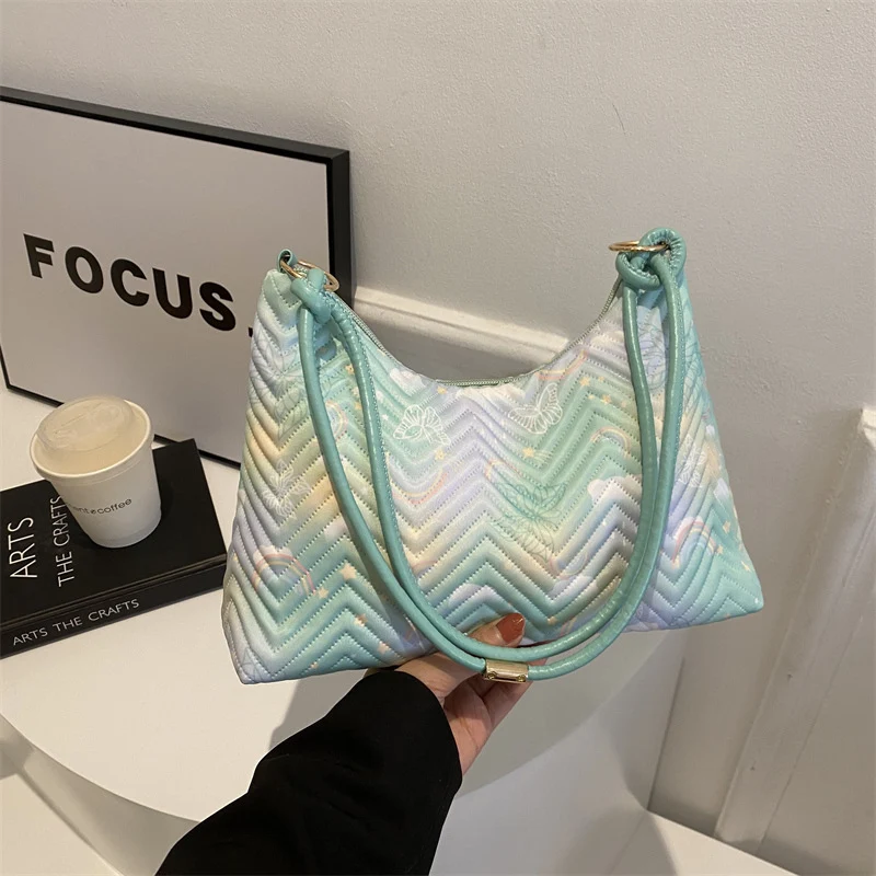 Gepolsterte Hobo-Tasche