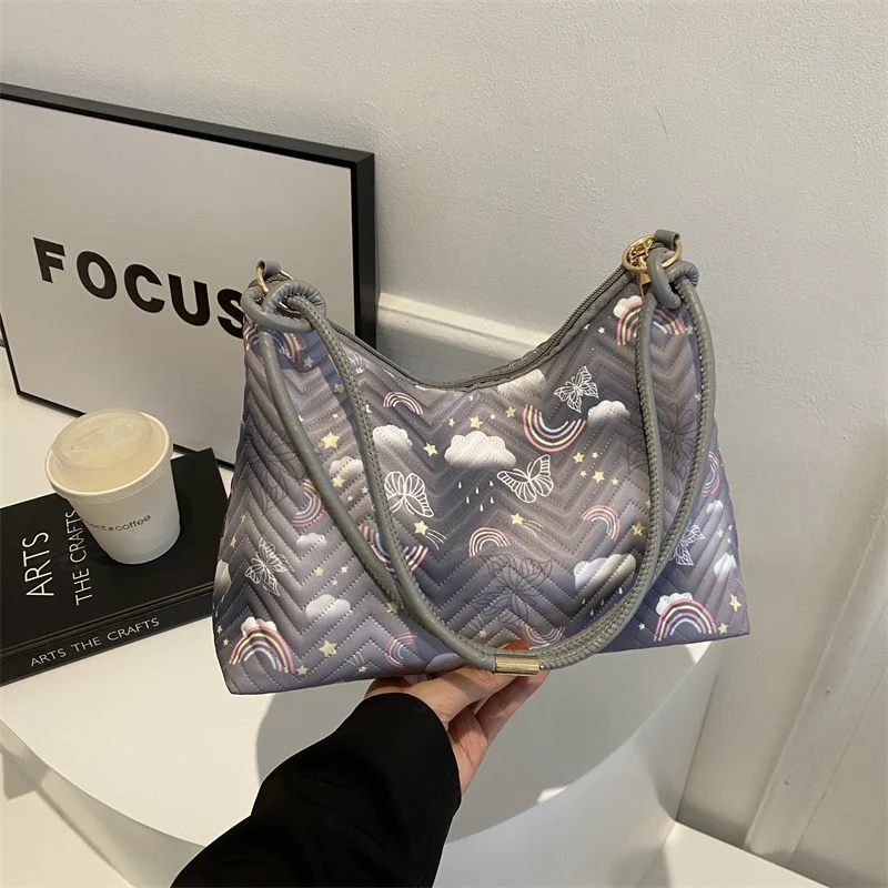 Gepolsterte Hobo-Tasche