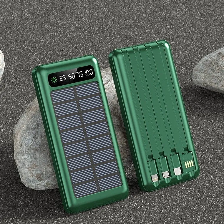 Solar Powerbank mit multifunktionalen Ladeoptionen Skanto