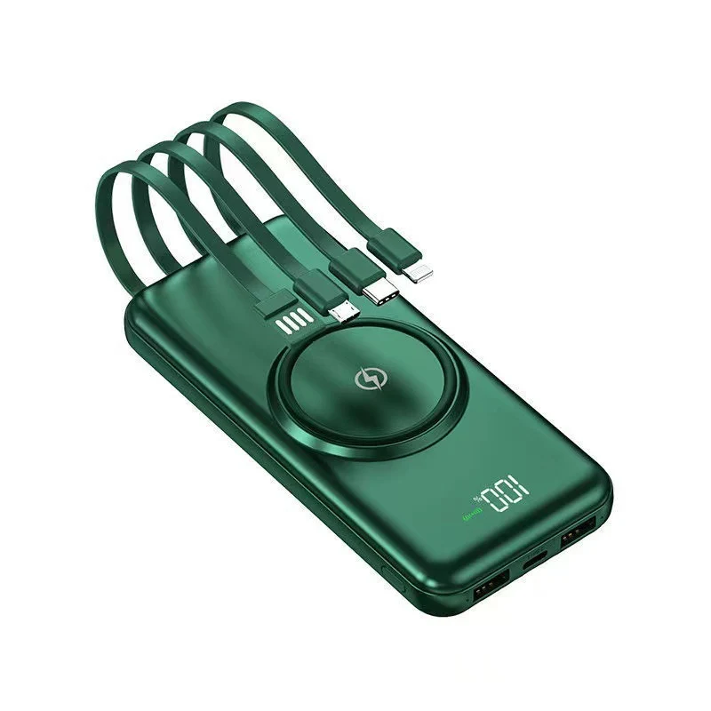 Powerbank mit integriertem Multi-Ladekabel Skanto