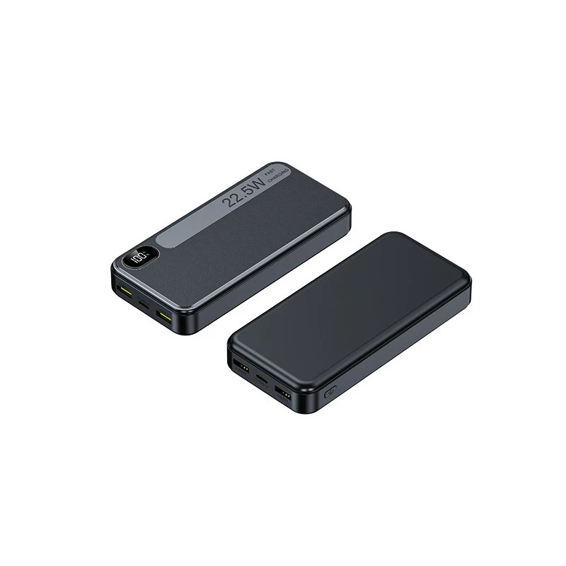 Tragbare Powerbank mit Schnellladefunktion und Digitalanzeige Skanto