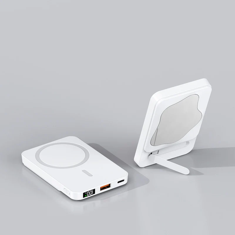 Tragbare Powerbank mit integriertem Spiegel Skanto