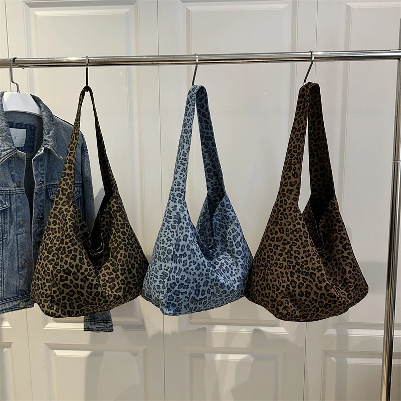 Leopardenmuster Schultertasche