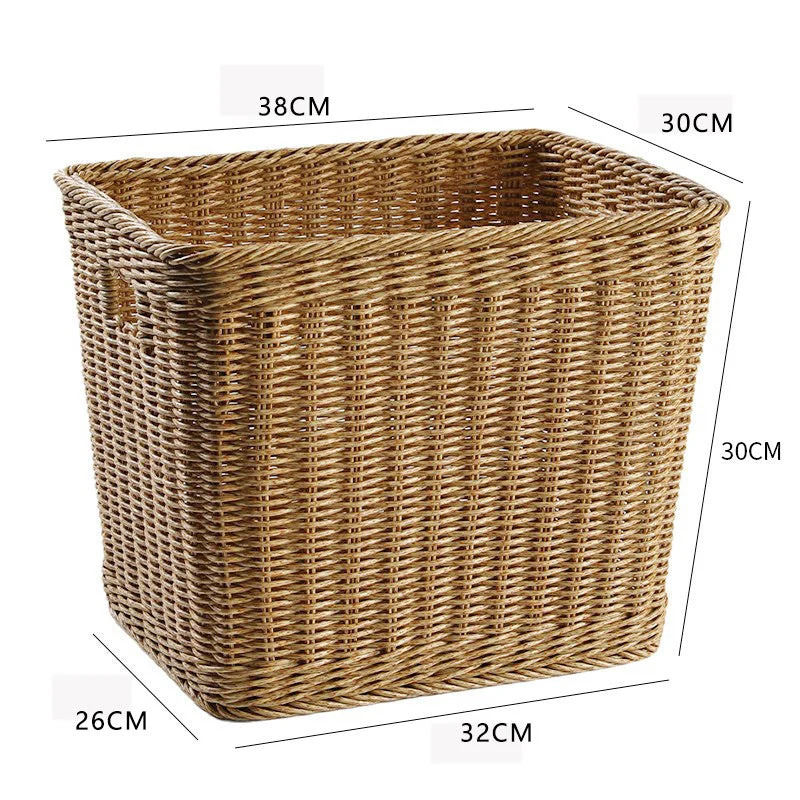 Premium handgeflochtener Rattan-Aufbewahrungskorb Skanto