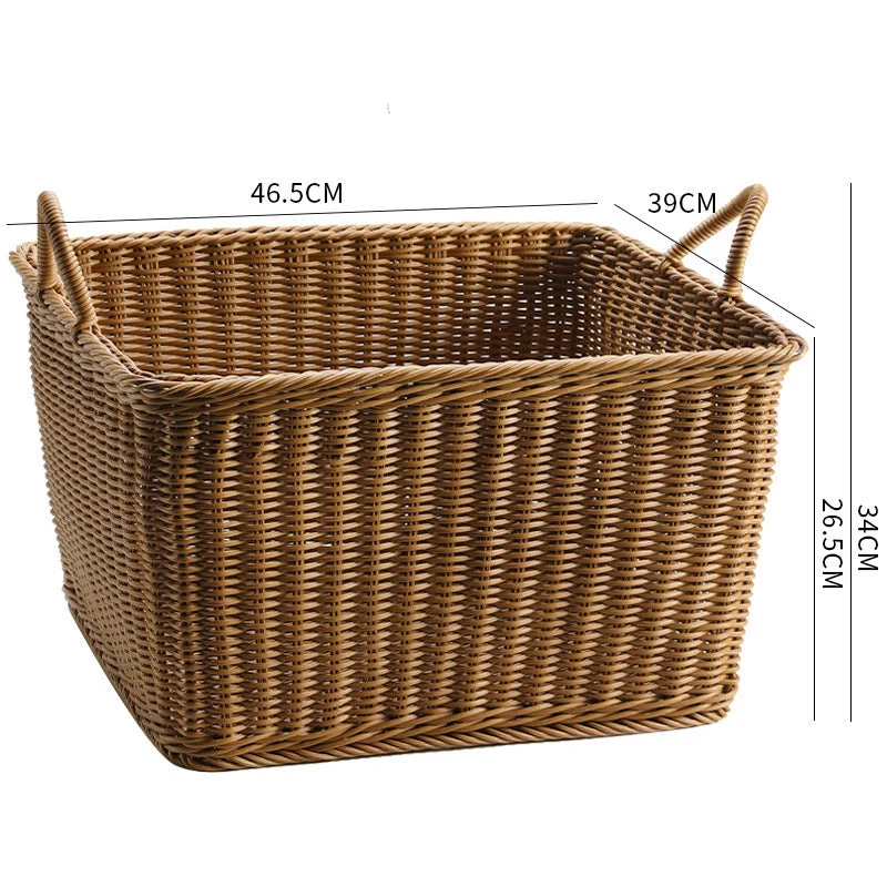 Premium handgeflochtener Rattan-Aufbewahrungskorb Skanto