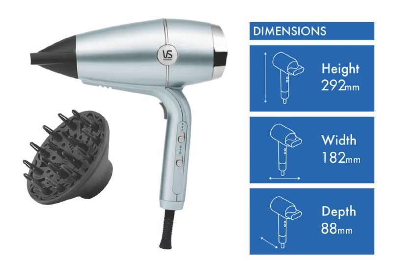 VS Sassoon Hydro Smooth Fast Dry Hairdryer