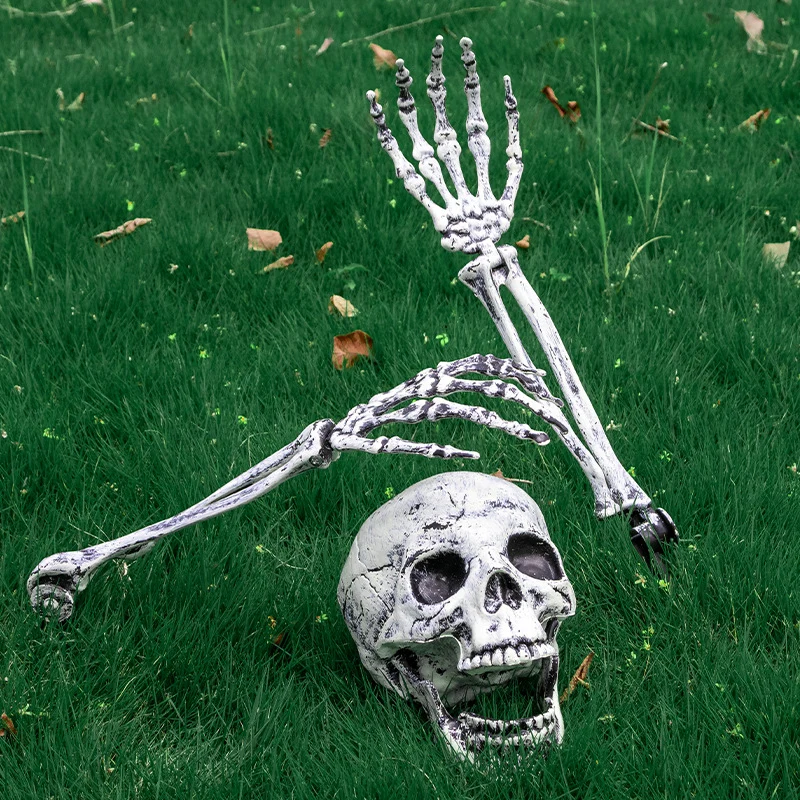 Halloween-Themen Gruselige Skelett-Hand Requisiten Brehn