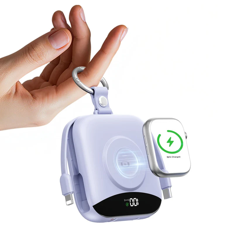Tragbare kabellose Ladestation mit Powerbank Skanto