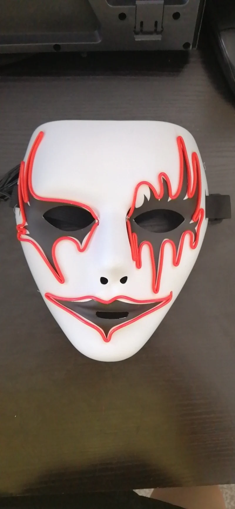 LED Leuchtende Halloween Maskerade Maske Brehn