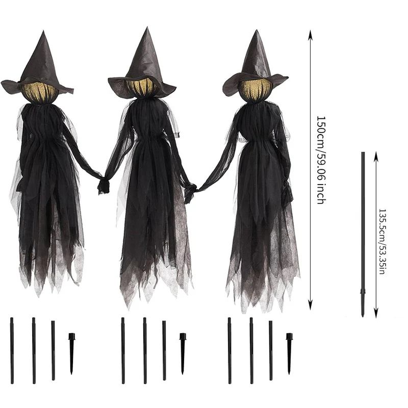 Halloween hängende Hexenfiguren Brehn