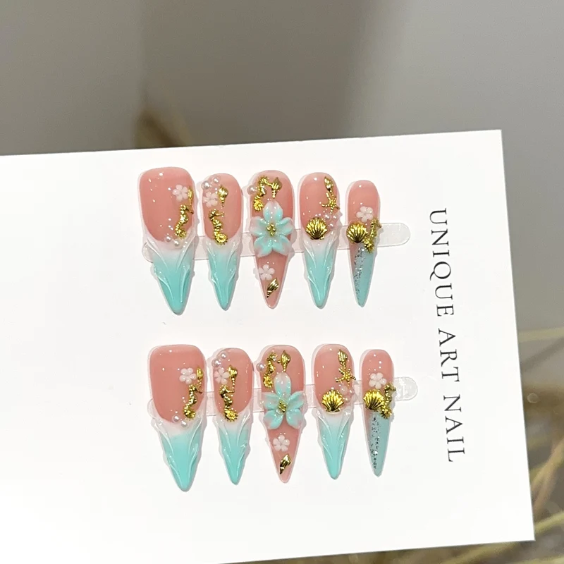 Dekoratives Press-On Nagelset