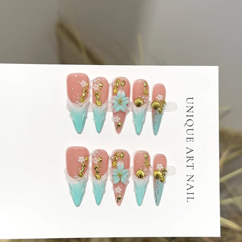 Dekoratives Press-On Nagelset