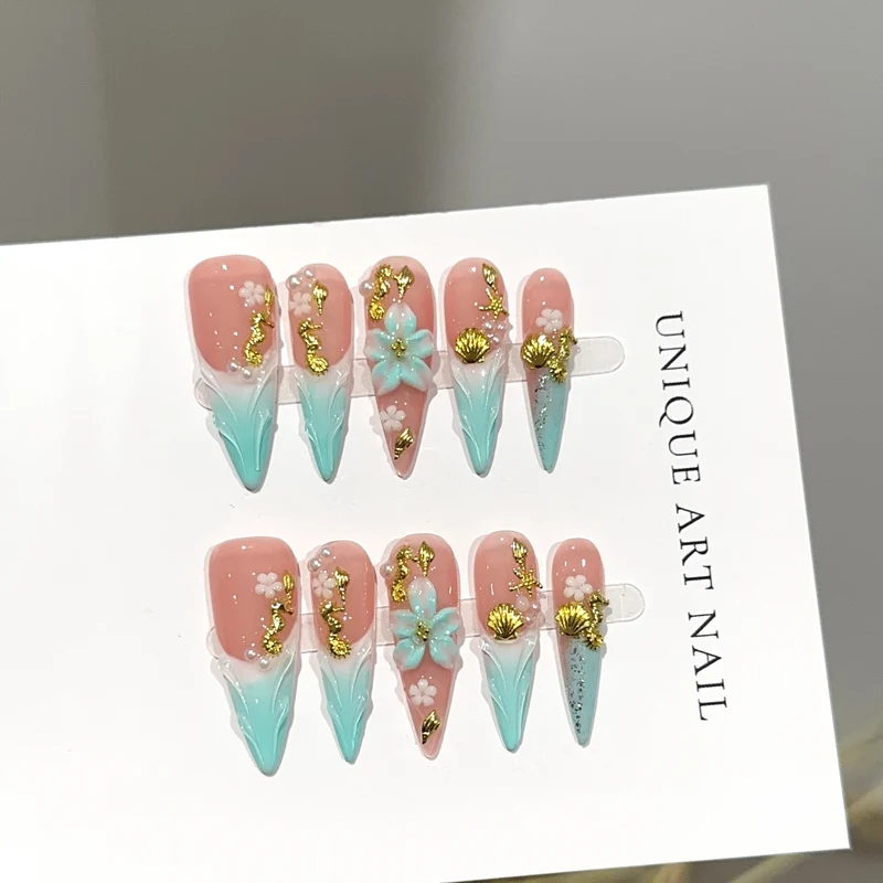 Dekoratives Press-On Nagelset
