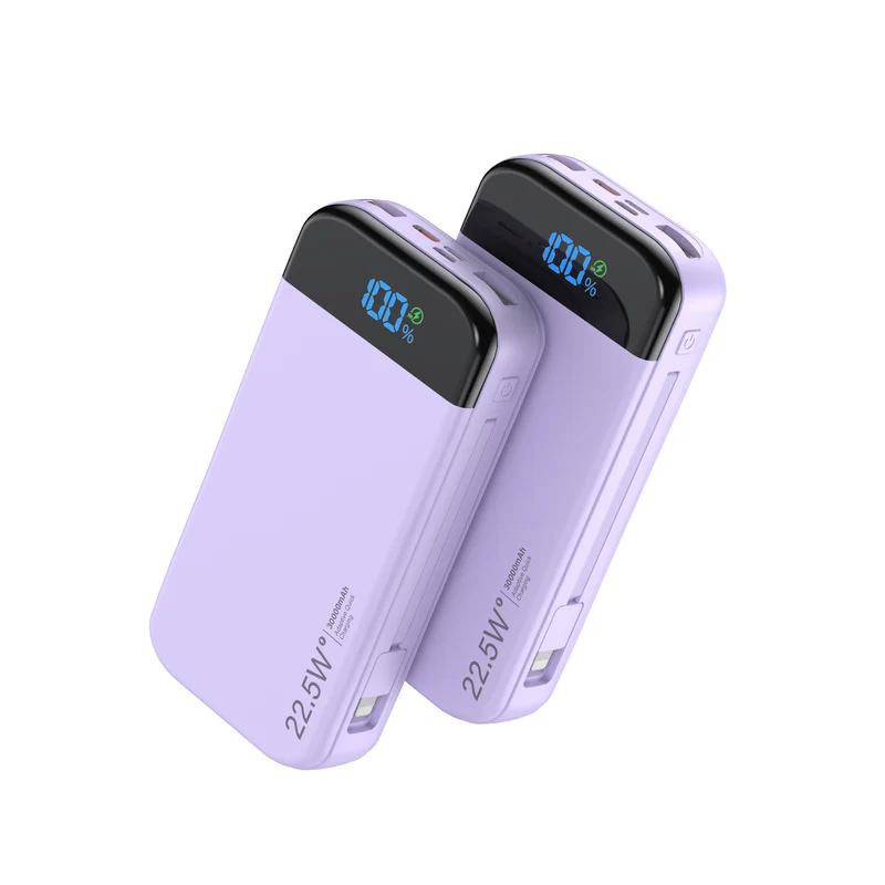 Hochleistungs-Powerbank mit LED-Anzeige und Schnellladetechnologie Skanto