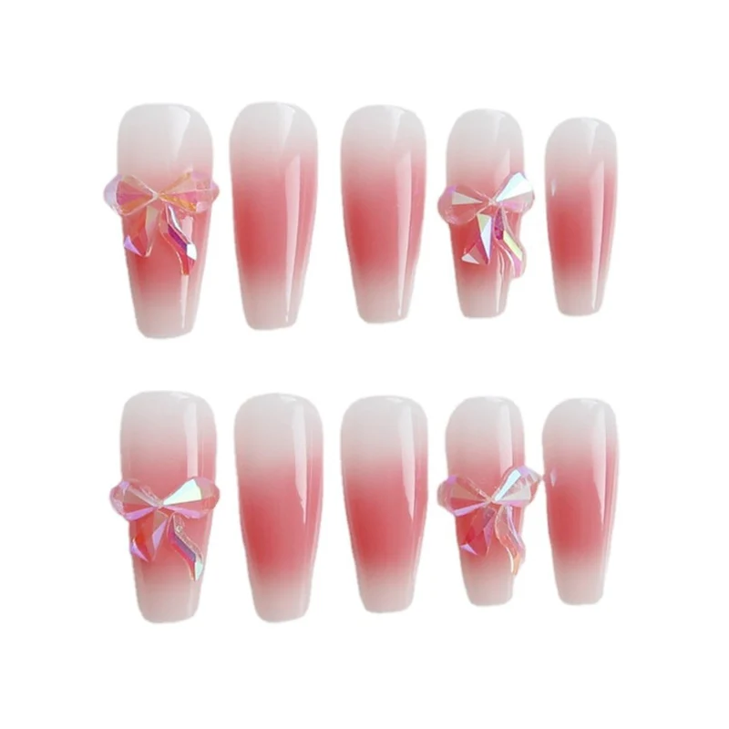 Elegantes Ombre Press-On Nageldesign