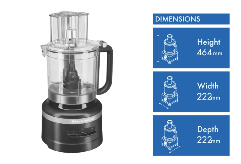 KitchenAid 13 Cup Food Processor Matte Black