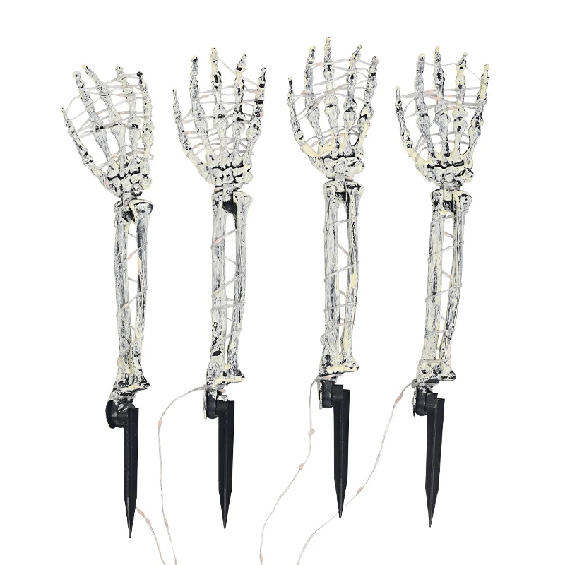 Dekorative Skelett-Hand-Lichterkette Brehn
