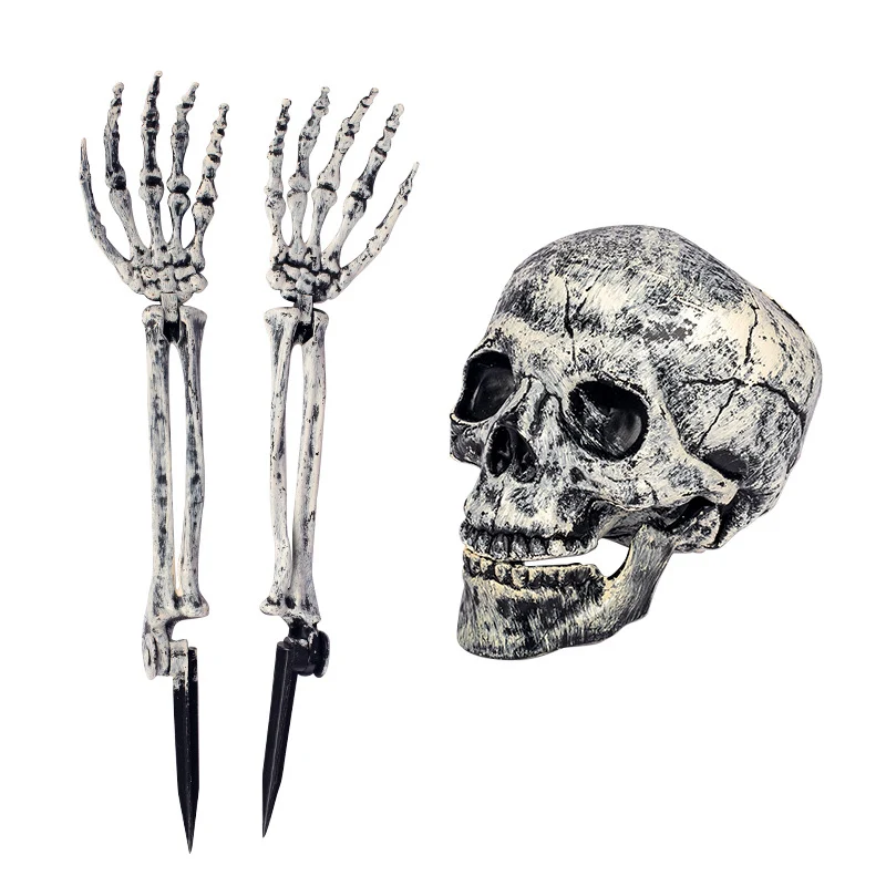 Dekorativer Skelett-Hand Gartenstecker Brehn