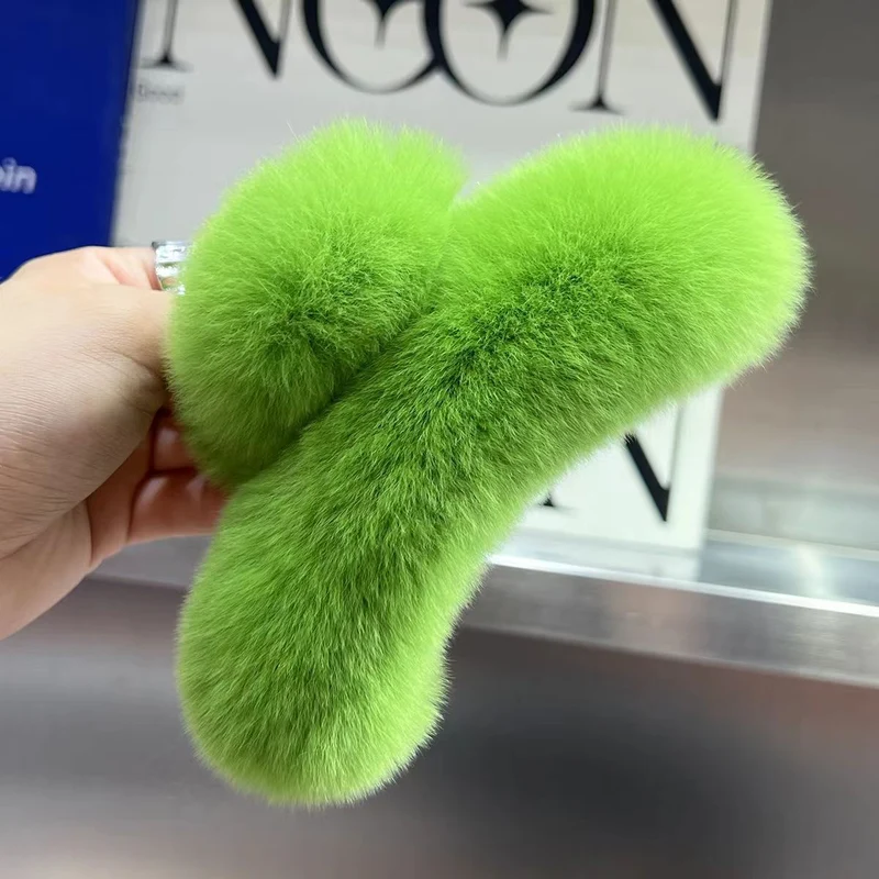 Plüsch Kunstpelz Haarzangenclip Brehn