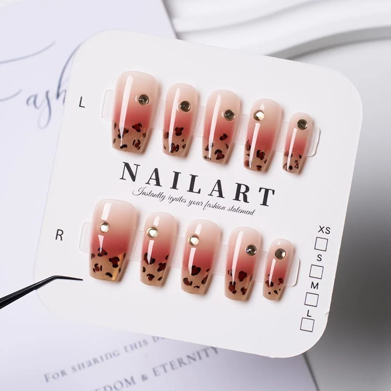 Dekorative Press-On Nagelset