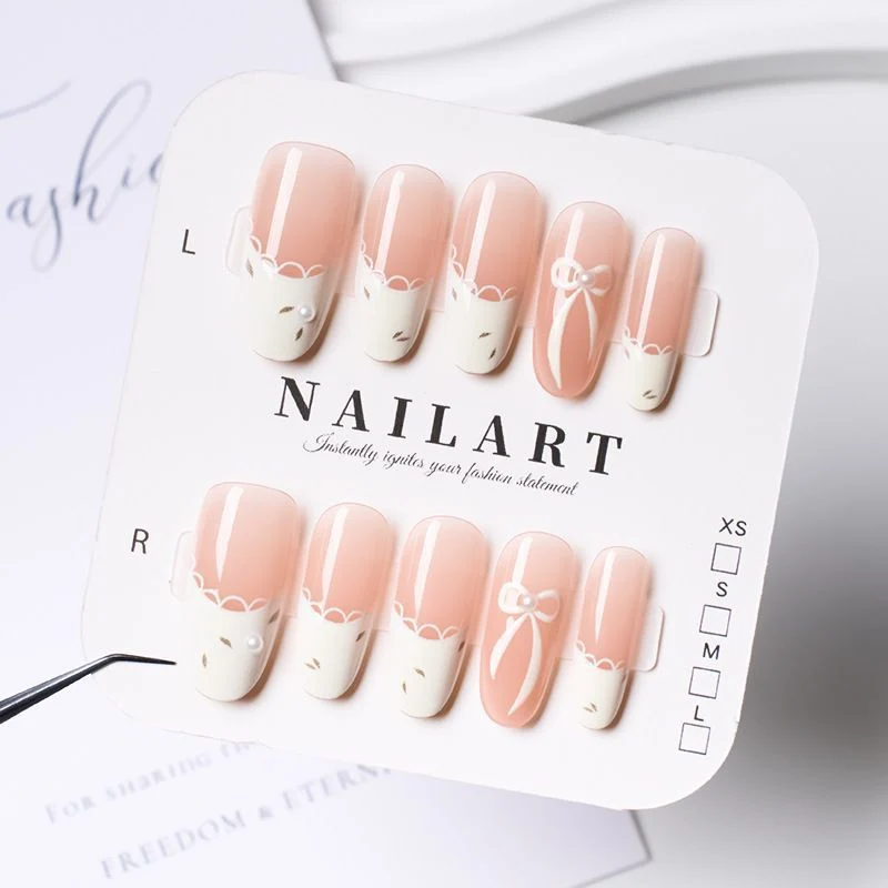 Dekorative Press-On Nagelset