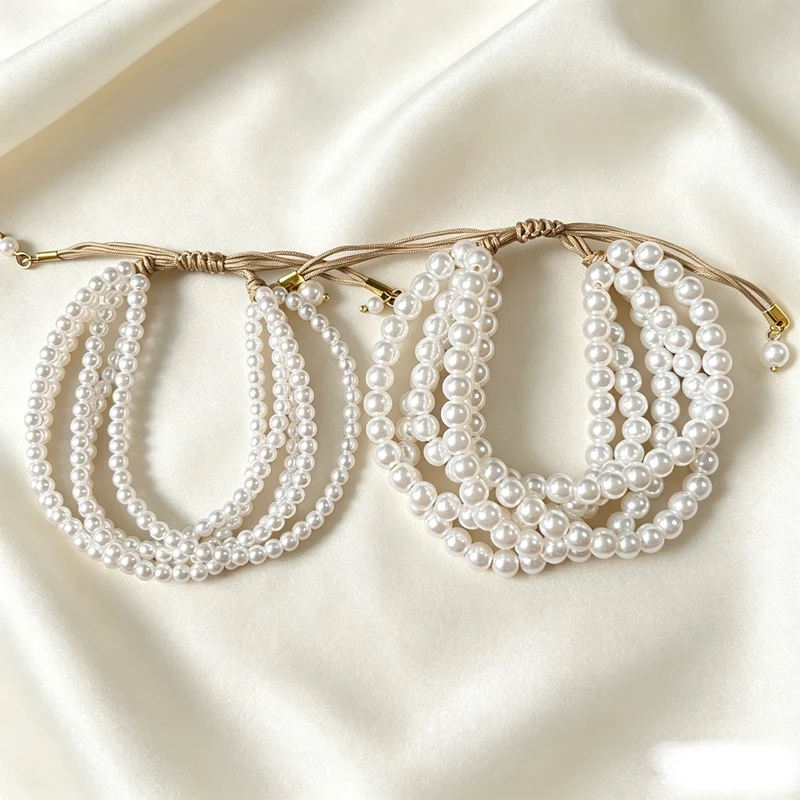 Mehrschichtige Perlenarmband Brehn