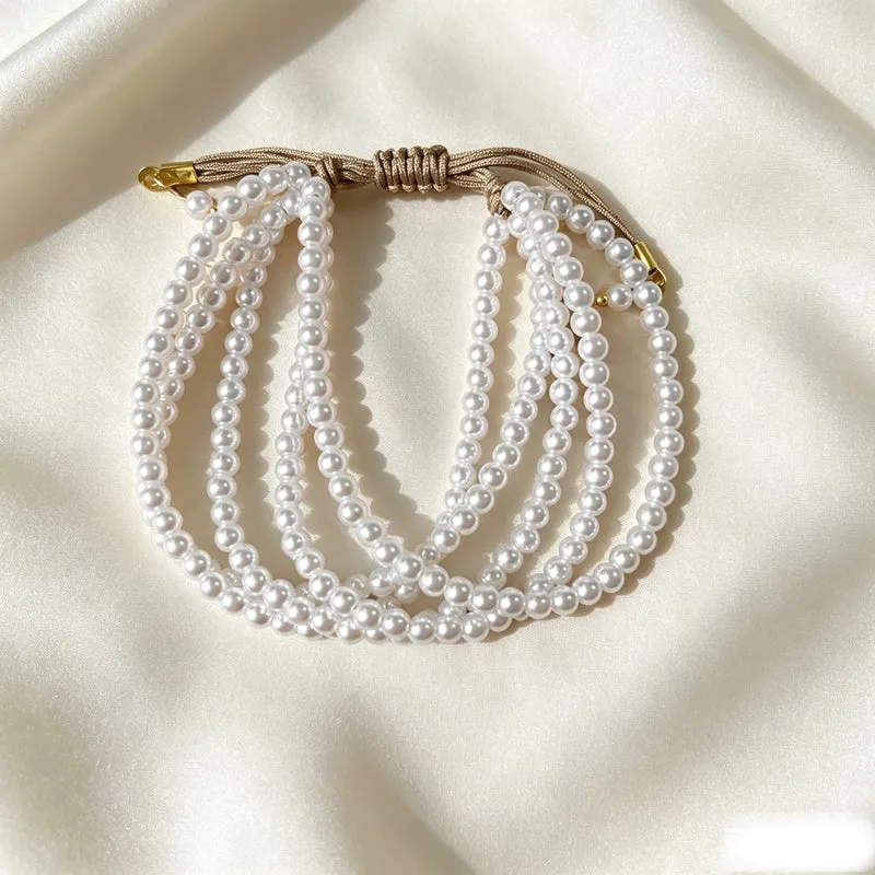 Mehrschichtige Perlenarmband Brehn