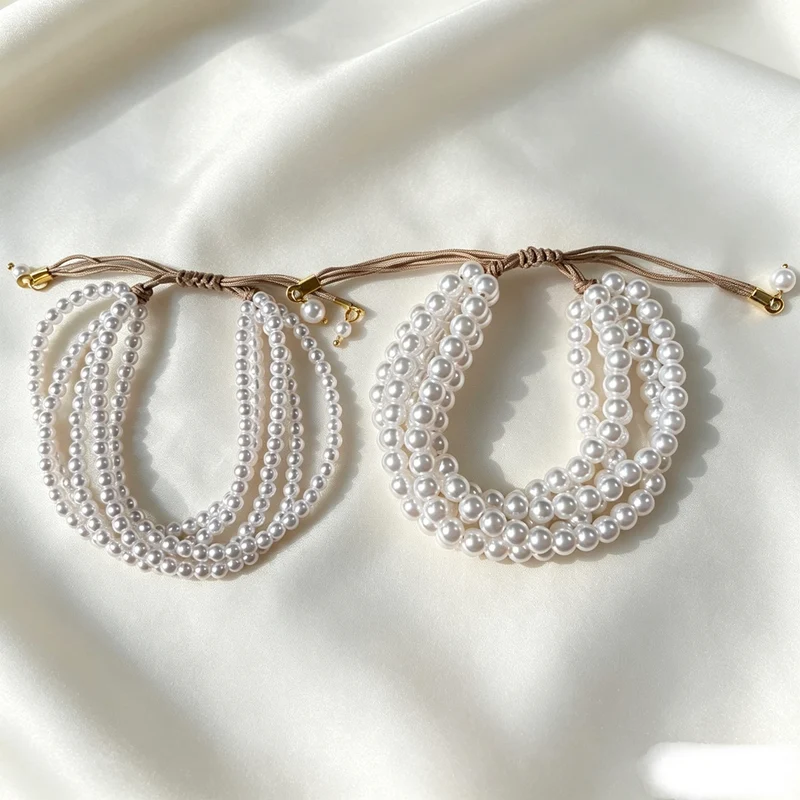 Mehrschichtige Perlenarmband Brehn