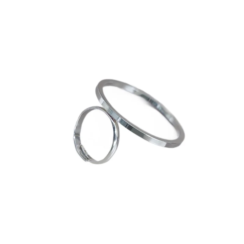 Minimalist Gold-Plated Ring Set Brehn