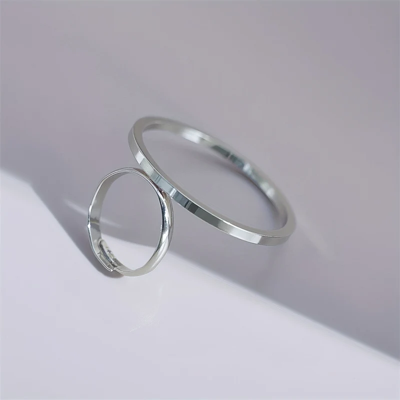 Minimalist Gold-Plated Ring Set Brehn