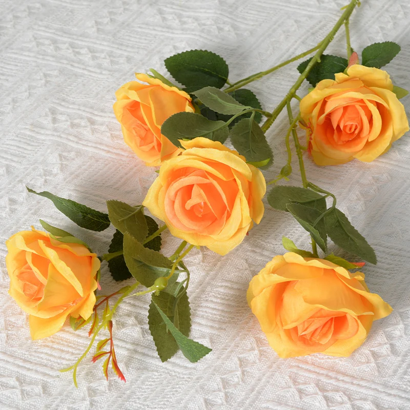 Künstlicher Seidenblumen-Rosenstiel