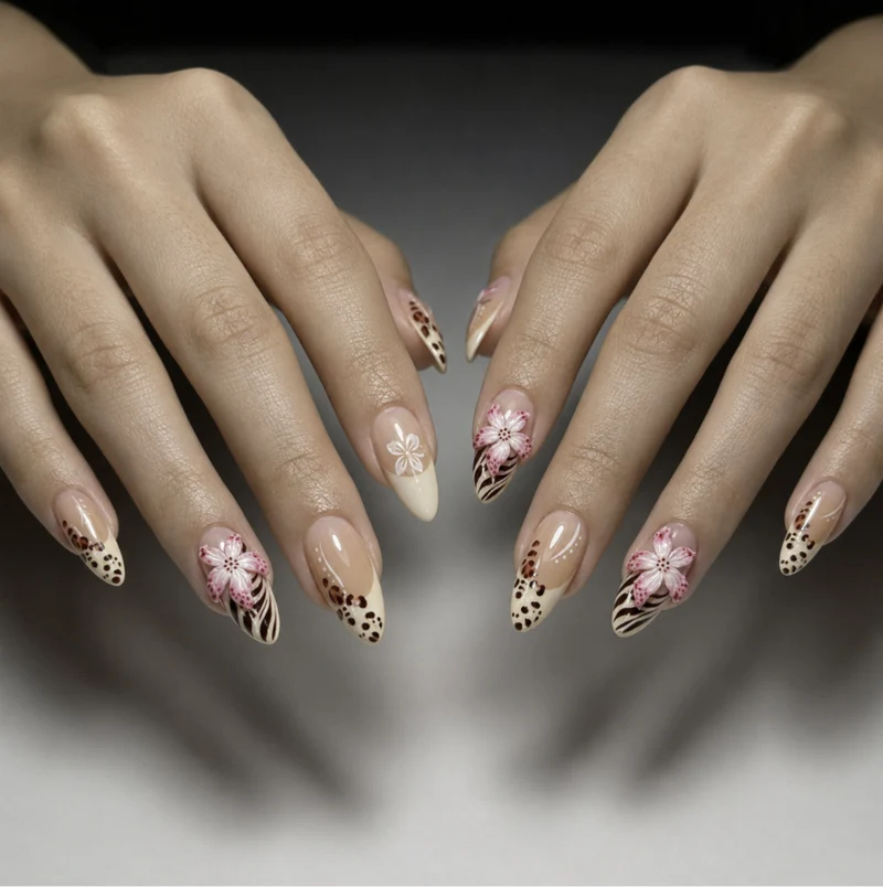 Dekorative Nagelkunst Verlängerungen