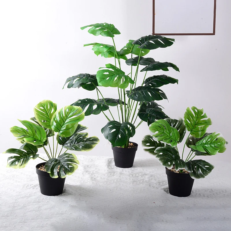 Künstliche Monstera-Blattpflanze