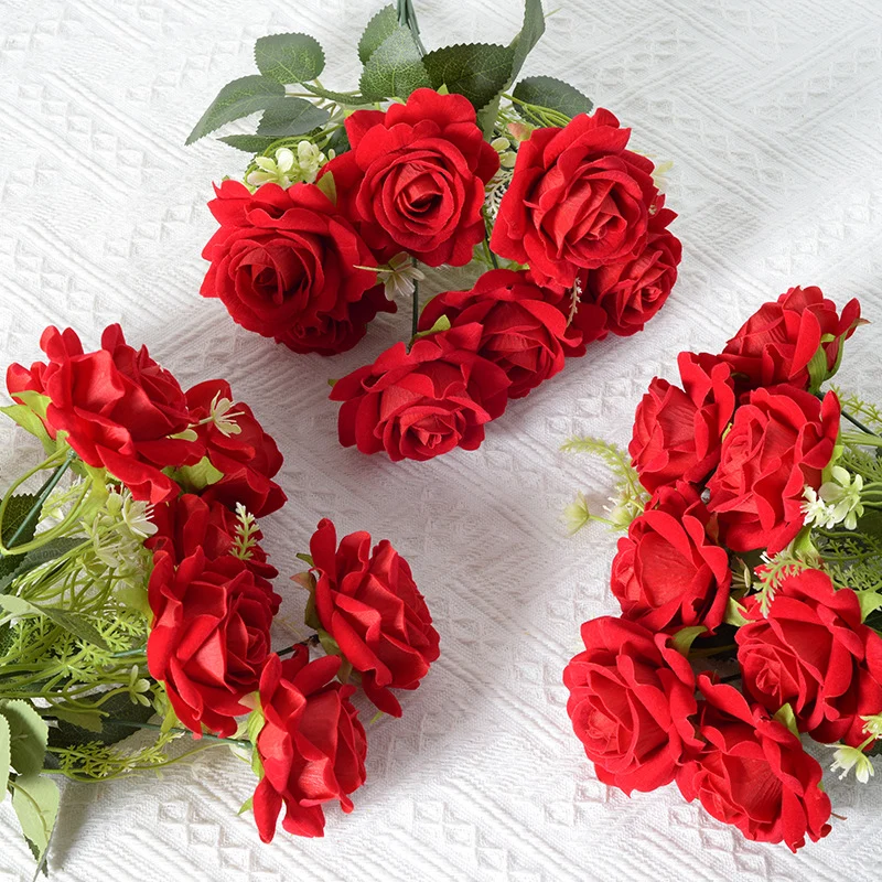 Künstlicher Ros-blumenstrauß