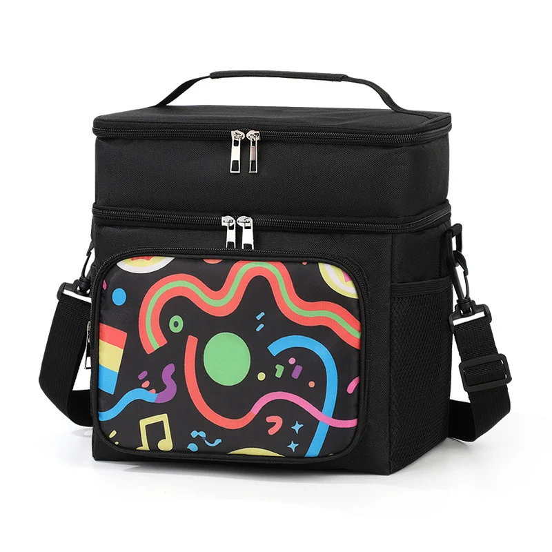 Isolierte Blumenmuster-Lunch-Kühltasche Brehn
